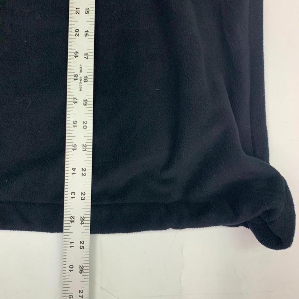 Uniqlo Mens Large Black Fleece Quarter Zip Pullover Sweater 241-449751 Recycled - Picture 10 of 10